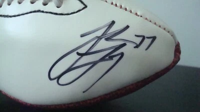 JAKE LONG AUTOGRAFIADO BIG TEN NETWORK MINI FÚTBOL FIRMADO MICHIGAN WOLVERINES Foto 1 de 4