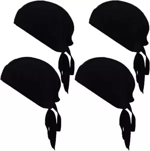 Sweat Wicking Doo Rag Cooling Dew Rag Helmet Liner Large Motorcycle Do Rags Head - Picture 1 of 12