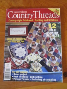 MAGAZINE AUSTRALIAN COUNTRY THREADS VOL. 2. NO. 11 GREAT ** MUST SEE - Picture 1 of 2