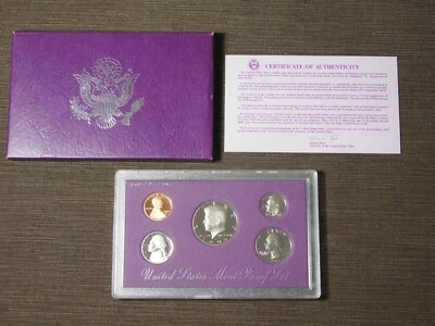 US COINS 1990-S 5 COIN UNITED STATES MINT PROOF SET - Image 1 of 4