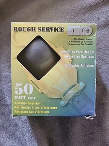 Eiko 50 Watt Rough Service Light Bulb 50W 130V 50A/RS 2 Pack - Picture 1 of 3