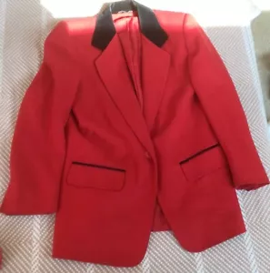 Cappotto da equitazione da caccia volpe Larry Levine collezione taglia 4 - Foto 1 di 10