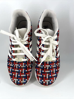 Adidas ZX Flux Torsion Size 6.5 UK 6 Red Blue Athletic Sneakers Trainers S77906 - Image 1 of 4