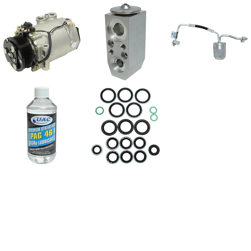 适用于 2002 - 2003 Saturn Vue 3L V6 空调压缩机套件 UAC — 第 1/1 张图片