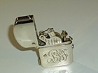 NASSAU SEMI-AUTOMATIC STERLING SILVER LIGHTER - (NEWARK) - 1911 -  U.S.A. - RARE