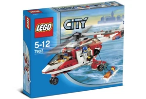 Lego Rescue Helicopter 7903 Town Minifigure Building Set - Picture 1 of 1