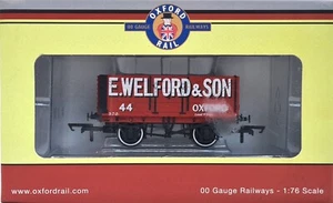 Oxford Rail OR76MW7003 7 Plank Open Wagon 44 in E. Welford & Son, Oxford Livery - Picture 1 of 2