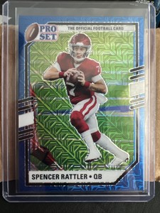 2022 Leaf Pro Set Draft Metal Blue Mojo Spencer Rattler #PSB-SR1 South Carolina