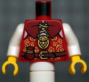 NEW LEGO - Torso - Castle - Nobleman Red Kingdom era x1 - 10223 Kingdoms Joust - Picture 1 of 2