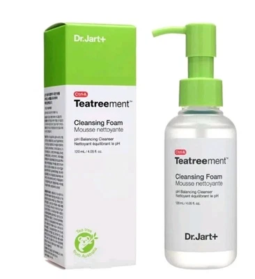 Dr.Jart+ Teatreement espuma limpiadora lavado facial para piel grasa, 4,05 fl oz Foto 1 de 4