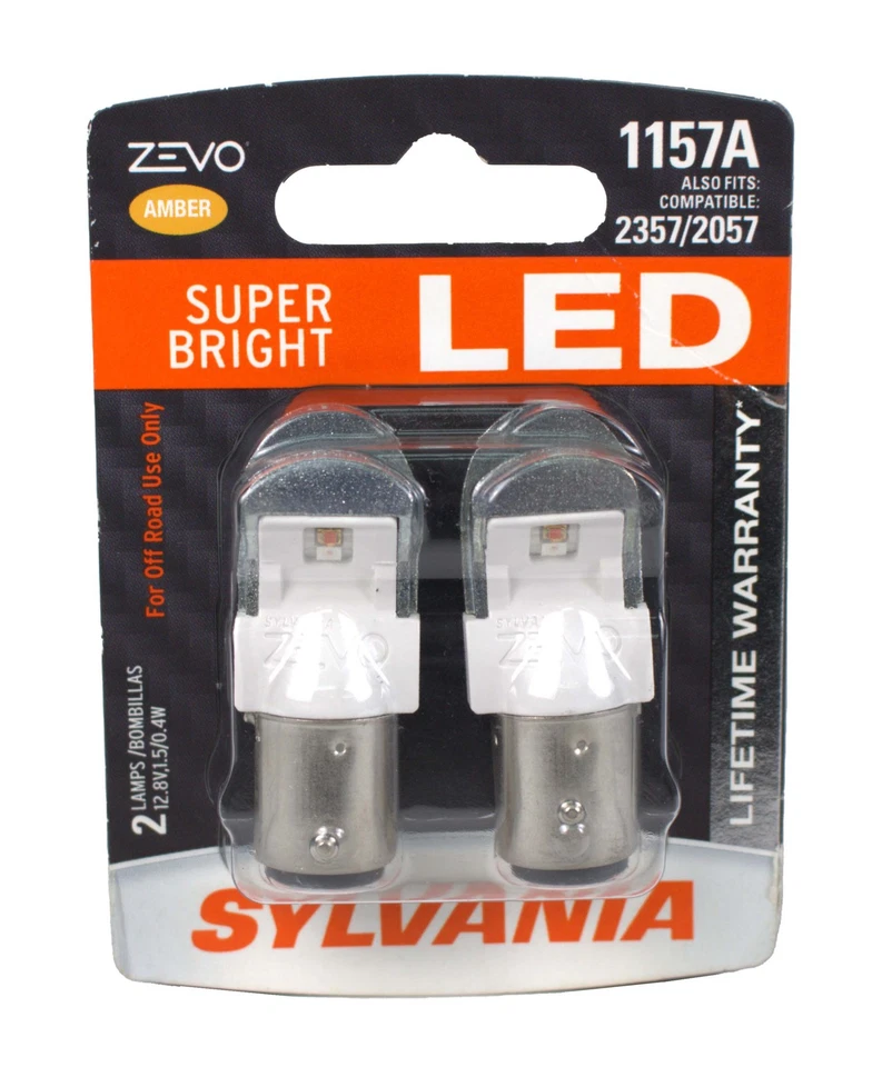 Mini bombillas LED súper brillantes Sylvania Zevo uso todoterreno número de modelo 1157ALED.BP2 Foto 1 de 4