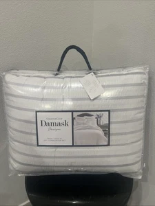 Charter Club Damask Designs Seersucker Ombre Stripe, Twin Comforter Set -2pc - Picture 1 of 4