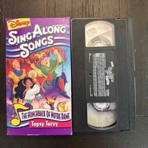 Disney Sing-Along Songs Topsy Turvy 1996 VHS - Foto 1 di 3