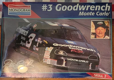 #3 Goodwrench Monte Carlo NASCAR Dale Earnhardt/monograma escala 24 nuevo en caja Foto 1 de 3