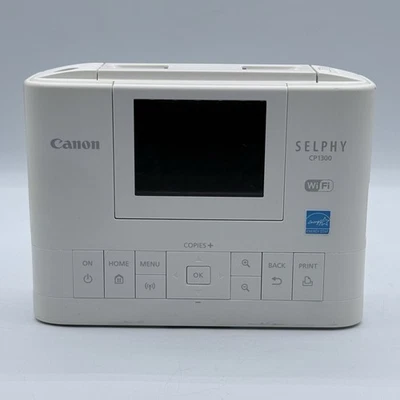 Canon SELPHY CP1300 Compact Photo Printer White UNTESTED NO POWER ADAPTER - Image 1 of 4