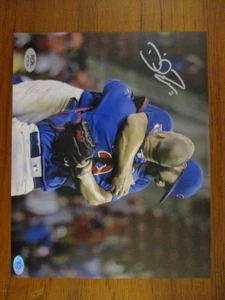 2016 David Ross Autographed 8 X 10 Photo Chicago Cubs World Series MVP! PSA/DNA! - Picture 1 of 3