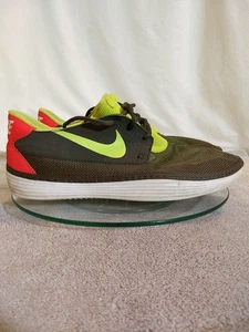 Nike Mens Solarsoft Moccasin 'Tarp Green Voltage Crimson', Size: 12 #US44-17 - Picture 1 of 10