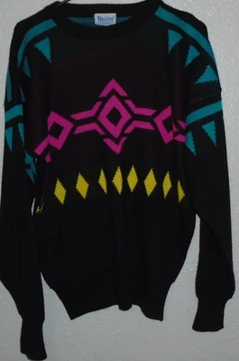 Suéter Meister Esquí Retro Esquí Lana Feria De Colección Años 70 80 Para Hombre Pequeño Foto 1 de 3