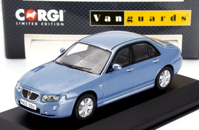 CORGI VANGUARDS 1/43 2005 ROVER 75 V6 CONTEMPORARY SE SKI BLUE VA09206 - Image 1 of 4
