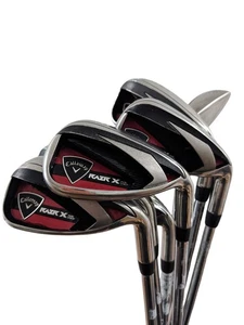 8x Excellent Callaway RAZR X HL Iron Set 4,5,6,7,8,9,P,S Uniflex Iron Cover t55 - Picture 1 of 10