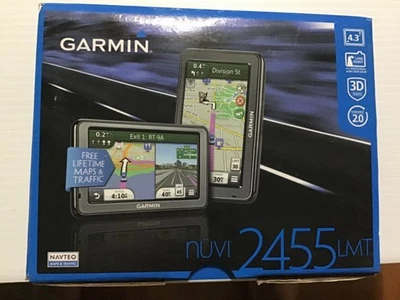 Garmin nüvi 2455LMT GPS Unit w/accessories, Tested and Works, $8 Shipping - Image 1 of 4