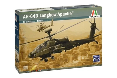 1:48 Italeri Ah-64D Longbow Apache IT2748 MMC - Image 1 of 2