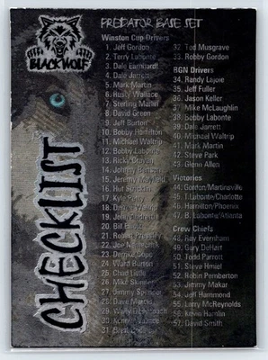 1997 Wheels Predator Black Wolf Checklist #66 - Image 1 of 2