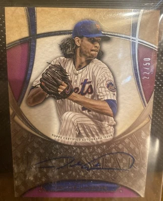 2017 Topps Five Star - Jacob deGrom #FSA-JDG Purple /50 (AU) - Image 1 of 2