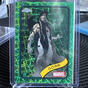 2025 Topps Chrome Marvel HULK GREEN LAZER rifrattore #45 Gorr #/99 - Foto 1 di 2