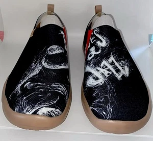 UIN Herren Größe 11 Wandern Reise Schuhe Slipper The Genius Musiker - Bild 1 von 10