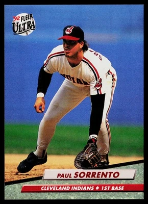 1992 Ultra #357 Paul Sorrento Cleveland Indians - Image 1 of 2