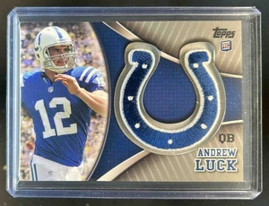 2012 Topps Andrew Luck Logo Patch RC Rookie #TLP-AP Colts - Picture 1 of 2