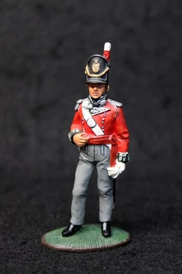 Del Prado Napoleón en Ayudante de Guerra, 54ª Infantería Británica, Figura de Peltre - Suelta Foto 1 de 4