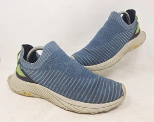 Merrell Herren Embark Mokassin Blau Laufschuhe Turnschuhe Vibram Sohlen Größe 10 - Bild 1 von 9