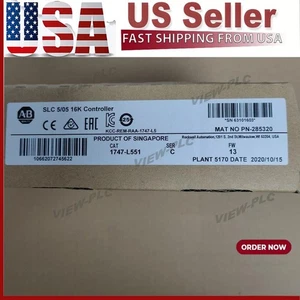New Sealed AB 1747-L551 SLC 500 5/05 CPU Processor Unit 1747L551 US Free Tax - Picture 1 of 1