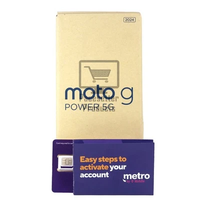 NEW and Sealed Motorola Moto G Power 5G 2024 6.7" 8GB RAM T-Mobile Metro Locked - Image 1 of 3