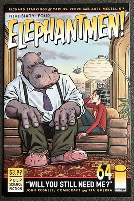 Elephantmen #64 2015 Image Cover by Pia Guerra  NM - Image 1 of 4