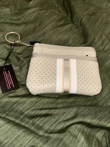 Adorable Haute Shore Neoprene Max Card case with 2 zipper closures. New - Picture 1 of 2