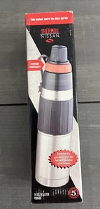 NOS THERMOSKANNE NISSAN isolierte Edelstahl kohlensäurehaltige Getränkeflasche 16 Unzen - Bild 1 von 9