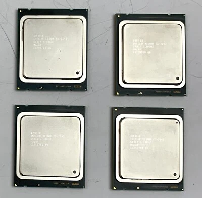 4x Intel Xeon E5-2643 - 4x 3,30 -3, 50 GHZ Server-Cpu/Processore (SR0L7) LGA2011 - Immagine 1 di 4