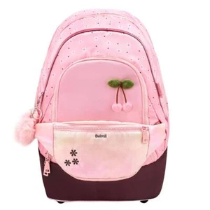 Belmil Premium Schulrucksack Set mit Bauchtasche ab 3. Klasse (Cherry Blossom) - Bild 1 von 12