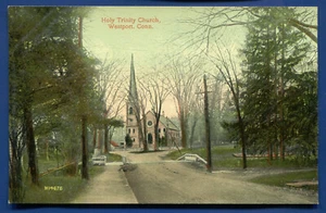 Holy Trinity Kirche Westport Connecticut Postkarte - Bild 1 von 2