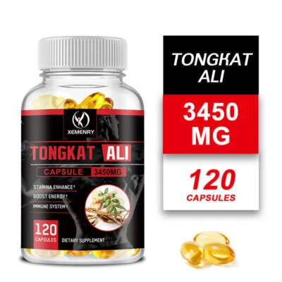Tongka 3450mg - Booster De Testostérone, Santé Musculaire, Énergie Et Endurance