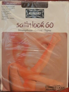 Medias de satén Kunert look pantimedias 60 DEN punta refinada talla 2 marrón medio (DD9) - Imagen 1 de 3