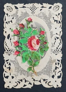 19th Chastity Image Pious Lace Holy Card 5 Knife - Picture 1 of 1