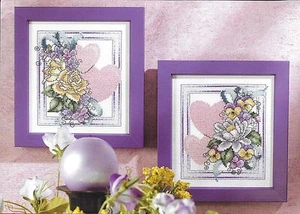 **HERZEN & BLUMEN ZUM KREUZSTICH--NUR MUSTER**KREUZSTICHMUSTER** - Bild 1 von 1