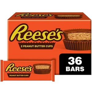 REESE'S Milk Chocolate Full Size, Individually Wrapped, Gluten Free Peanut Butte - Picture 1 of 7