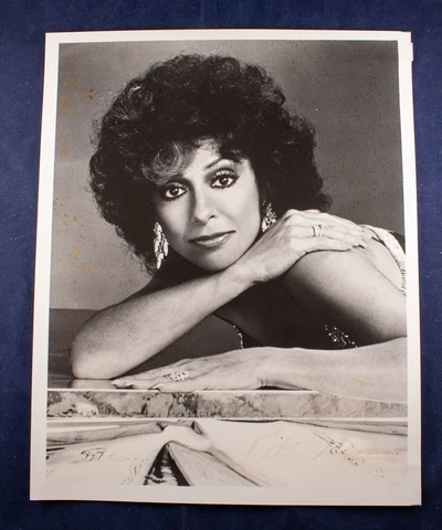 Rita Moreno 8x10 Autographed Black and White Photo Actress Cover