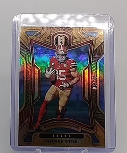 2022 Gold Standard George Kittle Platinum Parallel #66/75 49ers