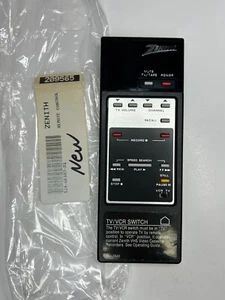 Zenith 124-107-01 Remote Control, OEM NOS for VR2175, VR1805, VR2100, VR1805C+ - Picture 1 of 4